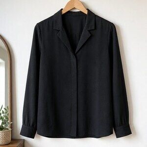 Emerald Tie Neck Blouse
